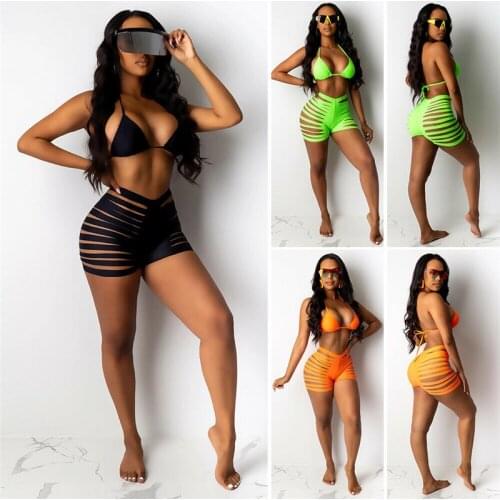 Women Summer Sexy Push-Up Padded Bikini Set Strappy Swimsuit Beachwear Swimwear Bathing Suit