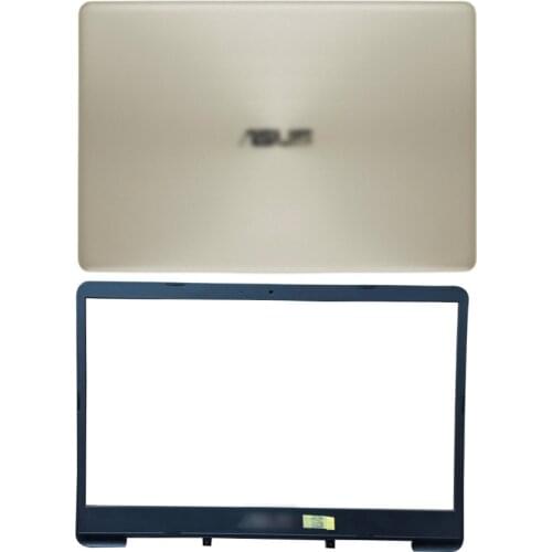 Non-Touch Gold Laptop Case LCD Back Cover/Front Bezel For ASUS VivoBook X411 X411U X411UF X411UN X411UA Notebook Computer Case