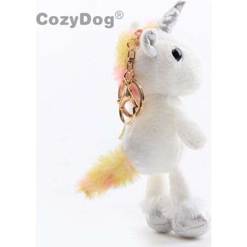 16cm Cute Unicorn Plush Doll Toy Kawaii Keychain Pendant white sheep stuffed animals toys best Gift For Women Children