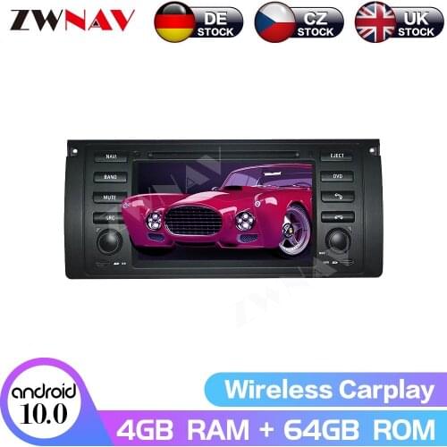 Android 10 IPS screen Car multimedia Player for BMW X5 M5 E39 E53 1995-2007 car Auto Audio Radio stereo GPS navigation head unit