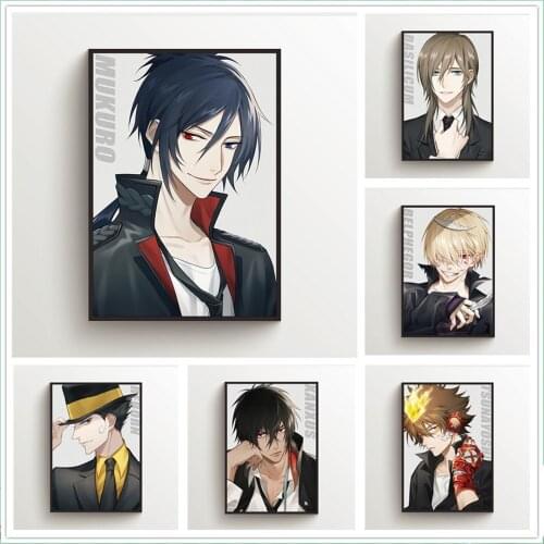WTQ Anime Posters Katekyo Hitman Reborn! Yamamoto Takeshi Canvas Painting Wall Decor Wall Art Picture for Living Room Decor
