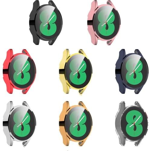 Case For Samsung Galaxy Watch 4 40MM 44MM Cover Bumper Accessories Protector Full Coverage Silicone TPU Screen Protection