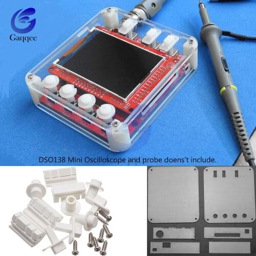 Mini Digital Oscilloscope Acrylic Protection Case Anti Scratch Cover DSO138 Mini Oscilloscope Transparent Shield