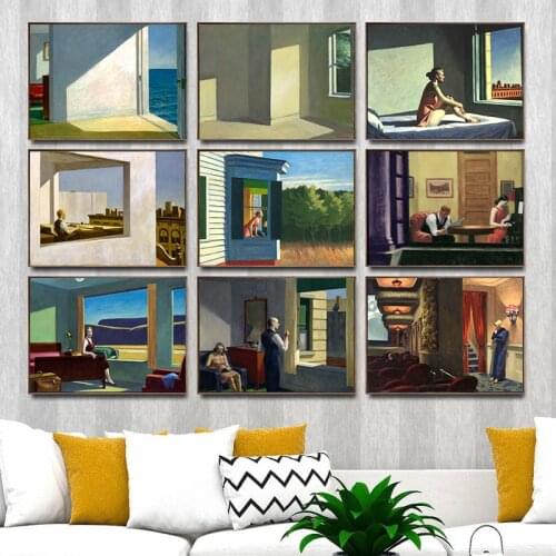 David Hockney Famous Figure Collection Oil Painting On Canvas Print Poster Bedroom Living Room Wall ArtPicture Home Decoration