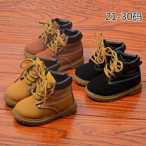Childrens Boys Shoes Korean Martin Boots Girls' Boots Childrens Shoes Boys' Shoes Kids Boots Girls Girls Winter Boots