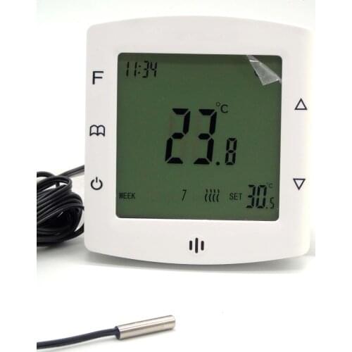 EU 4kw Dual Sensor programmable heating thermostat with floor heating
