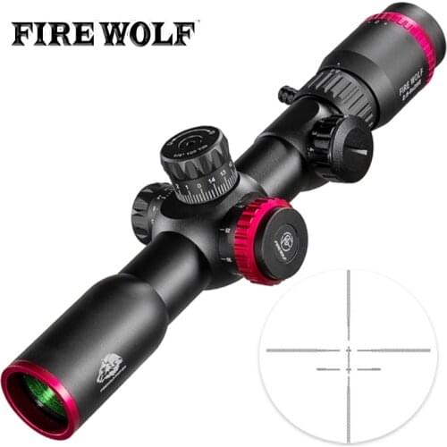 FIRE WOLF QZ 2.5-8X28 FFP Hunting Scope First Focal Plane Riflescopes Tactical Glass Etched Reticle Optical Sights