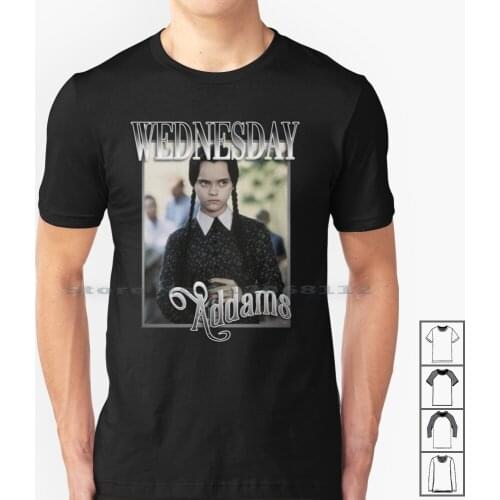 Wednesday Addams T Shirt 100% Cotton Wednesday Addams Cristina Ricci Christina Ricci Camp Camp Classic Drag Drag Queen So Fetch