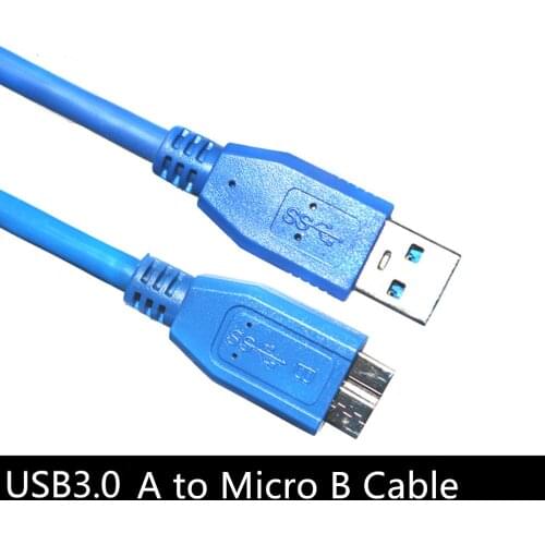 Fast Speed USB 3.0 Type A to Micro B Cable USB3.0 Data Sync Cord for External Hard Drive Disk HDD Samsung S5 Note3 NEW
