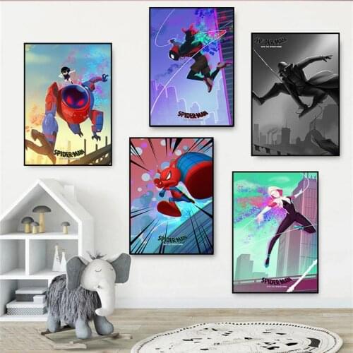 America Captian Hulk Moive Canvas Painting Marvel Avengers Superheroes Posters Prints Wall Art Pictures for Living Room Decor