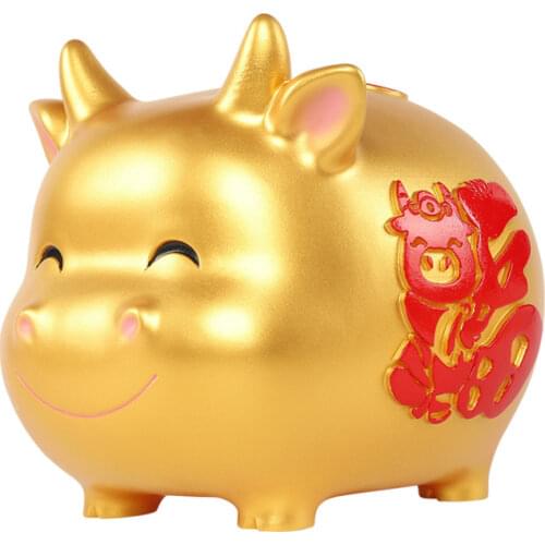 Creative Golden Piggy Bank Adults Household Large Capacity Money Box Children To Save Money Hucha Infantil Home Decor EB5MB