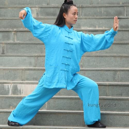 25 Colors Womens Tai chi Uniform Martial arts Wushu Wing Chun Kung fu Suit