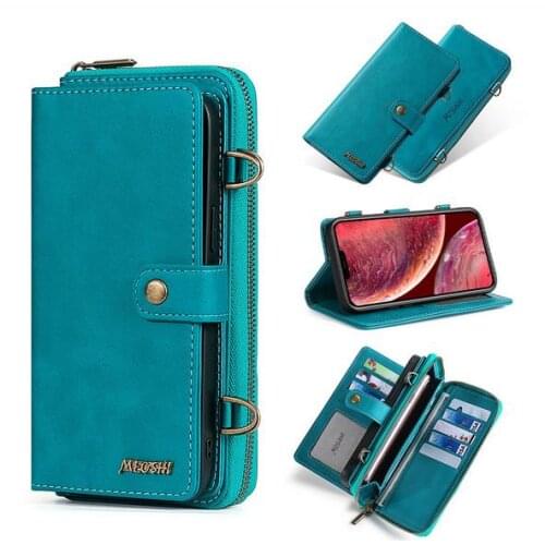 MEGSHI-020 Detachable wallet backpack Strong adsorption Leather phone case for Huawei P20 P30 P40 Mate20 Mate30 Mate40 Pro Lite