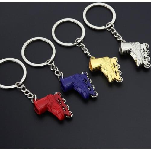 Creative skate key chain fashion skate pendant buckle student gift pulley shoe gift bag Pendant