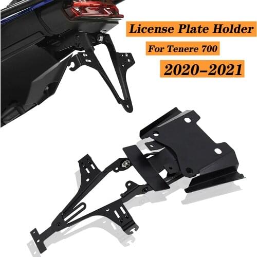 For Yamaha Tenere 700 Tenere700 2020 2021 NEW Motorcycle Accessories Rear License Plate Holder Bracket