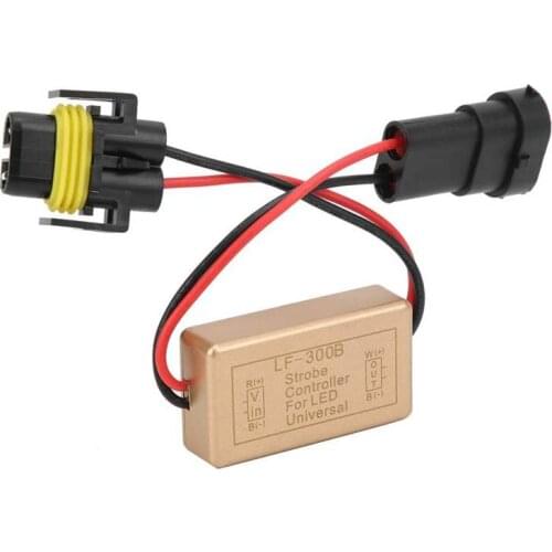 Ice lamp for auto Auto Accessories Flash Strobe Controller Box Continuous Flashing Module H8 H9 H11 Socket for LED Headlight