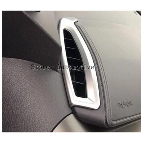 Left Hand Drive 2pcs Interior Front Upper Air Outlet Vent Molding Cover Trim Car Styling For Toyota C-HR CHR 2016 2017