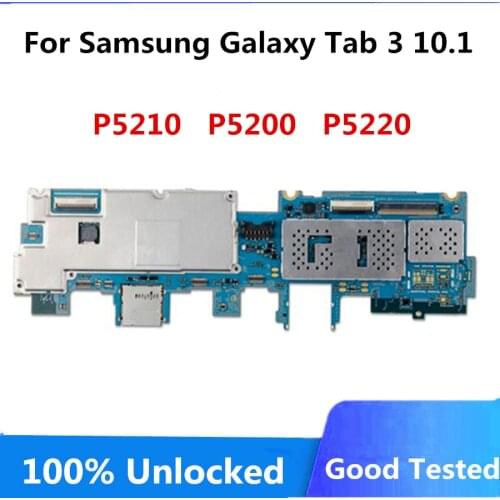 EU Version Unlocked for Samsung Galaxy Tab 3 10.1 Motheroard P5210 P5200 P5220 16GB Logic Board With Android Logic Mainboard MB