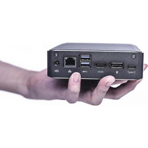 New Quad Core FAN Mini PC with 10th Gen Intel Core i710510U i5 10210U Plus windows M.2 DP HDMI Packet Computer Bluetooth Desktop