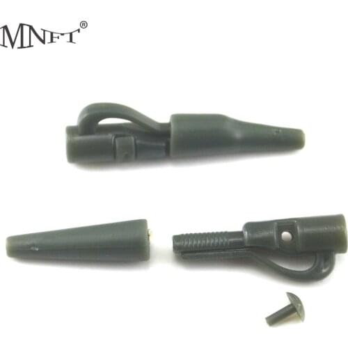 MNFT 200 Set Carp Fishing Tackle Kit Rubber Safety Lead Clip With Tail Quick Change