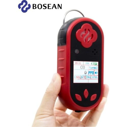 Portable H2S Hydrogen sulfide Gas Detector Four Alarm methods explosion-proof USB charge Bosean Industrail Gas Alarm Dectector