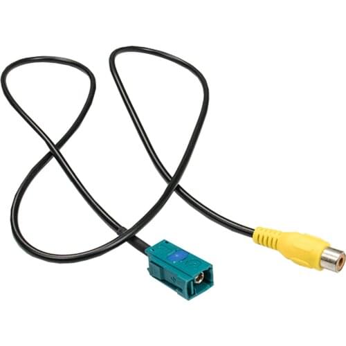 RCA Adapter Cable for Volvo S90/S80/S40 V30 V40 V50/S60/V60/XC90/XC60/XC70 rear camera for Video input for AV Radio in dashboard