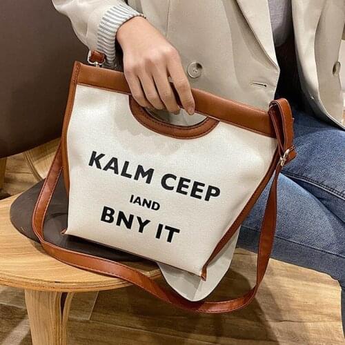 Luxury Women Totes Handbag Canvas Big Tote For Women 2020 Large Casual Shoulder Crossbody Bag Designer Jeans Messenger Bag Lady