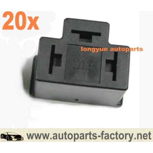 Longyue 20kit Male Connector Plug for HID Bulb Ballast Adaptor Socket for H4 9003 HB2