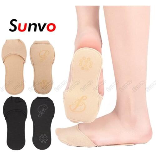 Sunvo Forefoot Pad Insoles for Shoes Women High Heels Adjust Size Heel Cushion Silicone Pads Pain Relief Foot Care Shoe Inserts