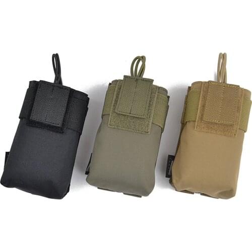 Tactical XTS Radio Pouch Walkie-Talkie Bag Vest Molle Interphone Bag Carrier 500D Cordura Nylon