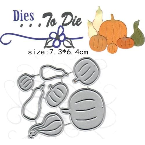 Pumpkins bought for Halloween Metal Cutting Dies for DIY Scrapbooking Photo Album Decorative Embossing Paper Cards Cutting Molds
