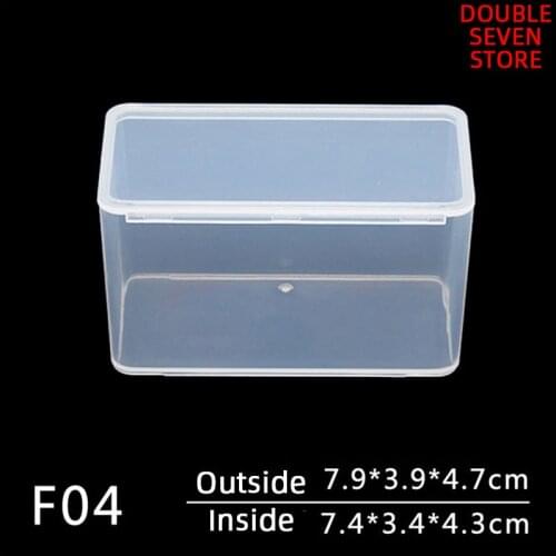 Inside 7.4*3.9*4.7 cm PP Plastic Thicken Rectangle Box Digital Packaging box translucent box