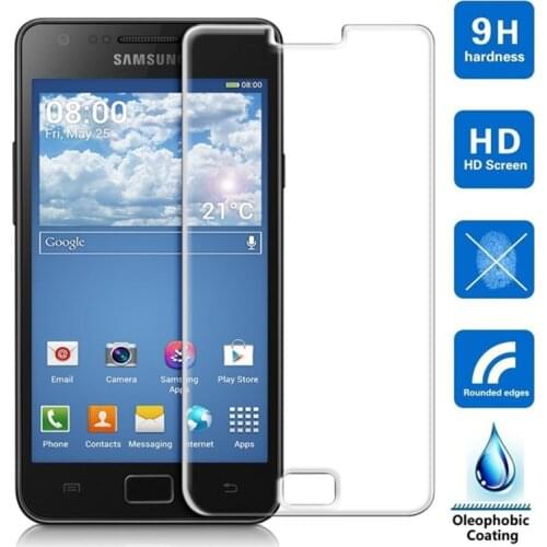 9H Premium Tempered Glass For Samsung Galaxy S2 i9100 i9105 Screen Protector Toughened Protective Film Guard