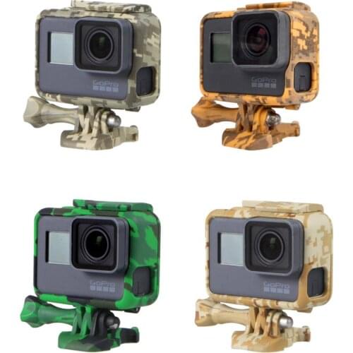 Protective Camouflage Border Frame Case for GoPro Hero 7 6 5 Black Sports Cam for Go Pro 7 6 5 Action Camera Accessory
