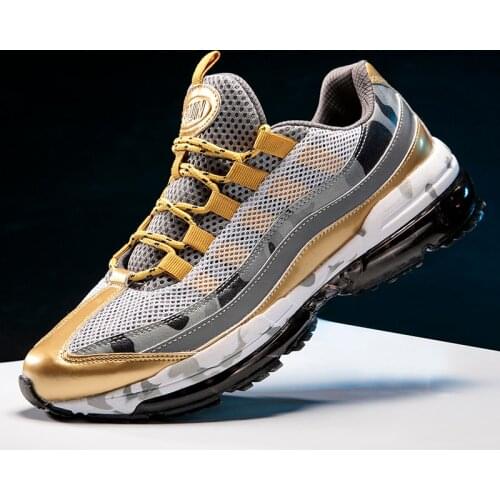 Hot Sale Running Shoes For Men Comfortable 2020 Brand Sneakers Size 39-46 Lace-up Outdoor Mesh Fitness Jogging Men Sport Shoes
