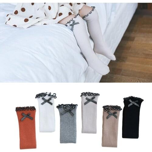 1pairs Baby Knee Hight Socks Legs Cotton Newborn Slouch Socks Tights Stockings Floor Sock Baby Stocks infant Toddler Accessories