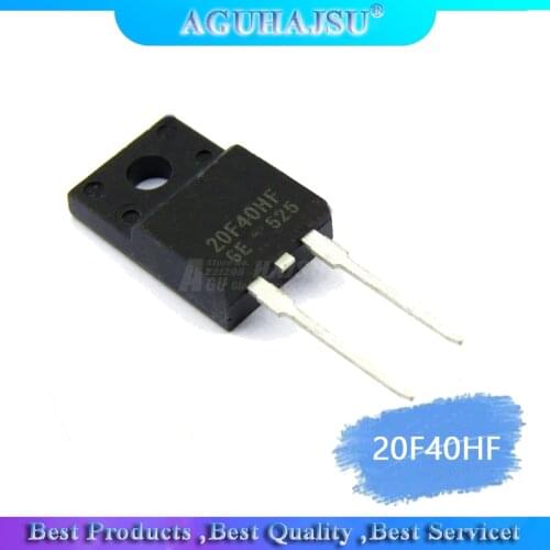 10pcs/lot 20F40HF TO-220F fast recovery diode 20A 400V original