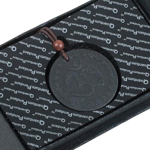 10pcs/lot Quantum Pendant EMF Protection Scalar Energy Necklace Energy Ions Healing Health Jewelry Lava Stone for Birthday Gift