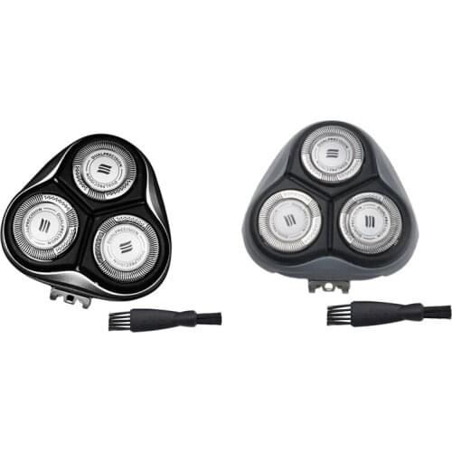 2Set Razor Shaver Head Blate Frame For AT750 AT890 PT 860 860 866 AT758 PT 710 725 Razor Blade,Silver & Gray