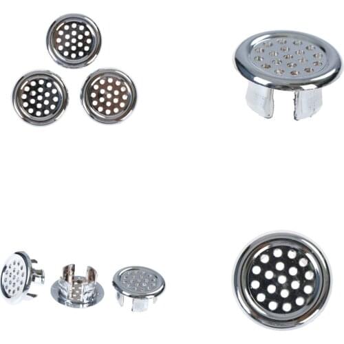 3pcs/lot Kitchen Sink Accessory Round Ring Overflow Spare Cover Waste Plug Sink Filter Bathroom Basin Sink Drain