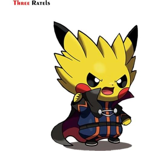 Three Ratels FC372(17) Cute Funny Anime Japanese Cartoon 3D Stickers For Car Road Bike Stickers Decal