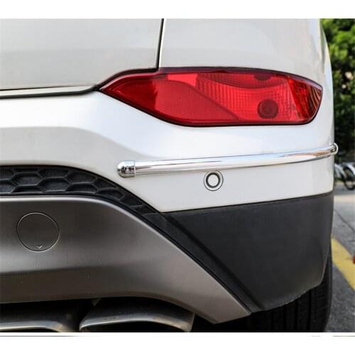 4 x 100 meter Car Chrome Side Skirt Door Side Line Bumper Sill Molding Trim Cover