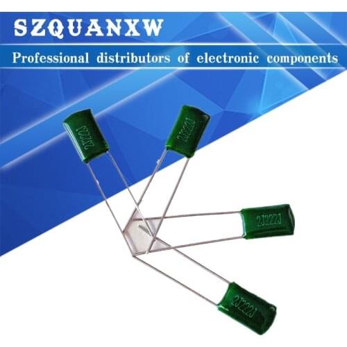 50PC 630V 2J222J 2J152J 100V 2A563J 2A683J 2A823J 2A104J 100V Polyester capacitor 56/68/82/100/0.0/0.00/1.5/2.2/NF/UF