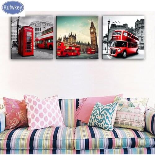 5d,diamond embroidery,London city bus,diamond painting full diamond mosaic 3d picture of rhinestones cross-stitch christmas gift