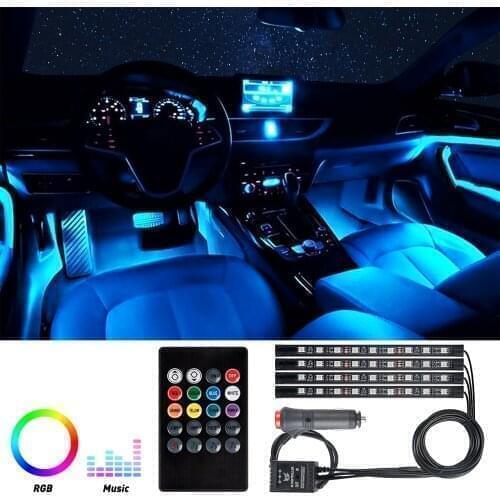 Atmosphere Lamp Car Interior LED Strip Ambient Light For Volkswagen VW Golf 4 5 6 7 Passat B6 B5 B7 Polo Tiguan CC Caddy Beetle