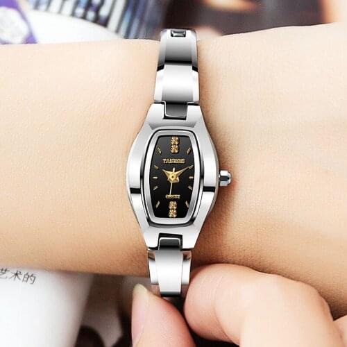 Taisige Fashion Leisure Tungsten Steel Watch Quartz Watch Womens Luminous Sports Womens Watch Womens Watch Japanese Movement