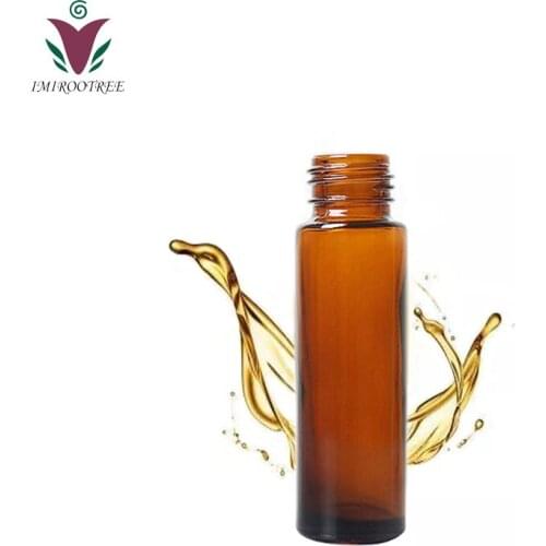 20pcs 10ml Amber Thick Roll On Roller Bottle for Essential Oil Refillable Perfume Bottle Aromatherapy Sample Test