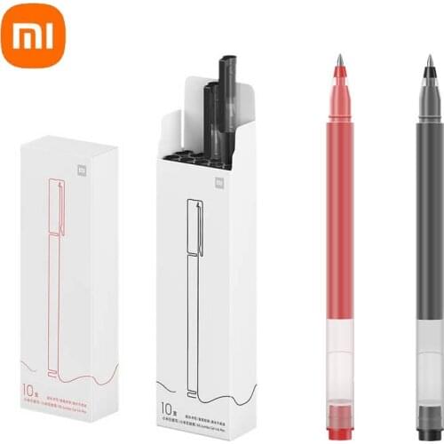 Xiaomi mijia giant writing gel pen 10 sticks / Japanese MIKUNI ink / 0.5mm spring bullet / non-breakable ink / smooth writing