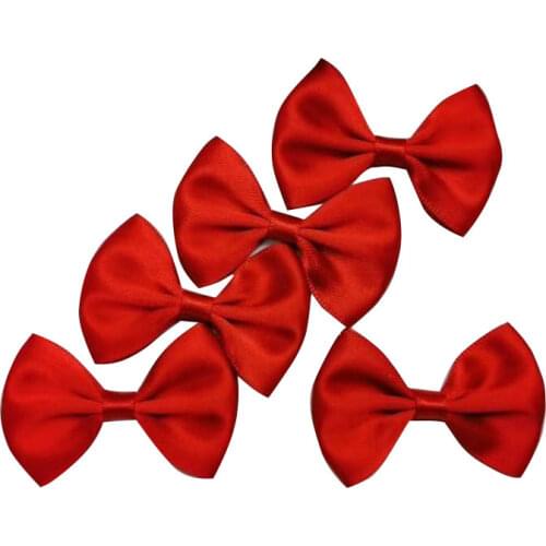 100pcs 2" satin Ribbon bow headwear headdress / clothing / Wedding / gift DIY accessories(no clips)