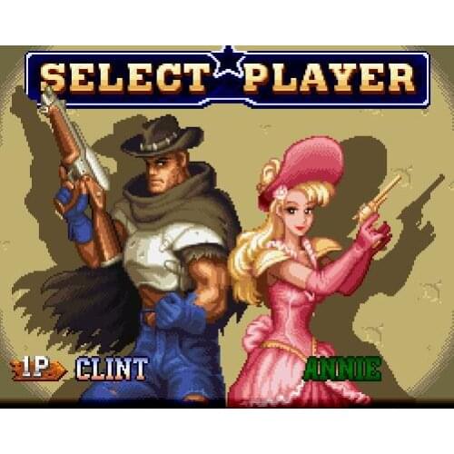Wild Guns 46 Pin 16 Bit Grey Game Card For USA NTSC Game Player
